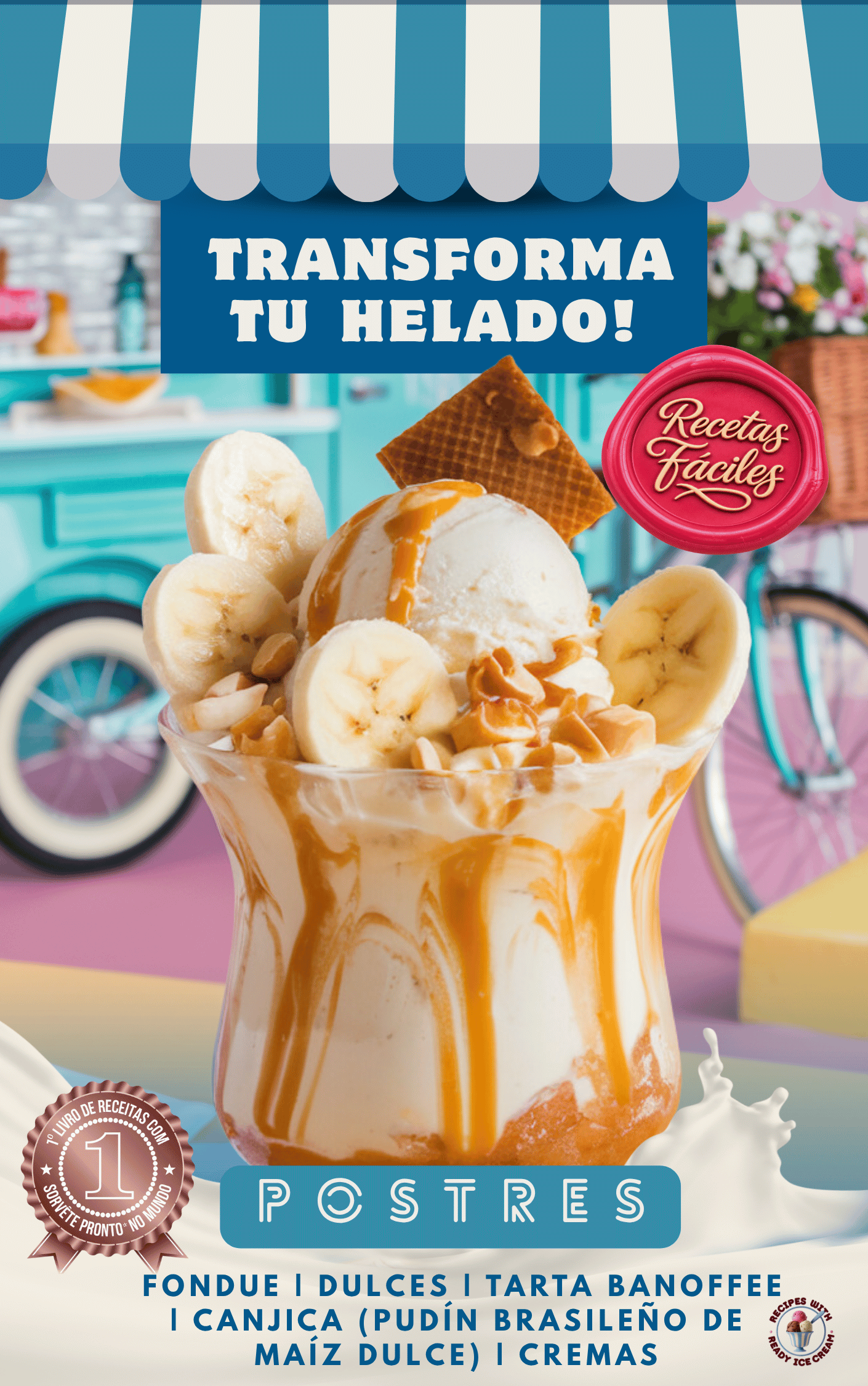 TRANSFORMA TU HELADO — POSTRES