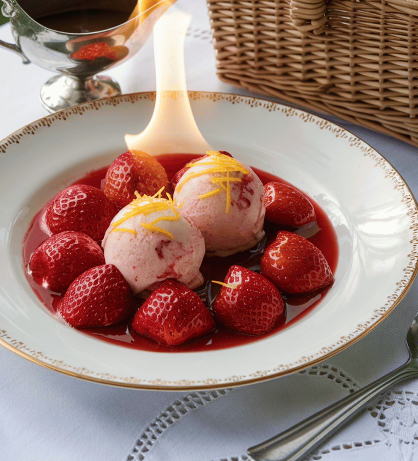 Fruta + helado